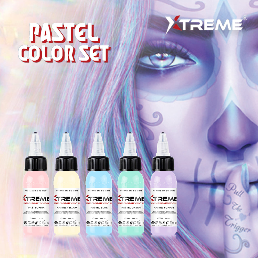 Pastel Set (5 Colors) - Xtreme Ink  