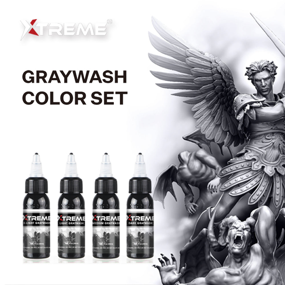 Graywash Set (4 Colors) - Xtreme Ink  