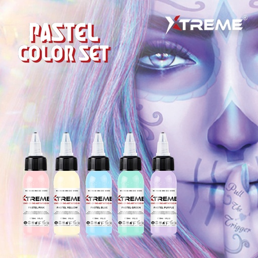 Pastel Set (5 Colors) - Xtreme Ink  