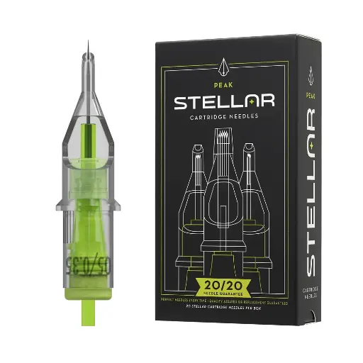 Peak Stellar 2.0 Needle Cartridges — Round Liners — Box of 20