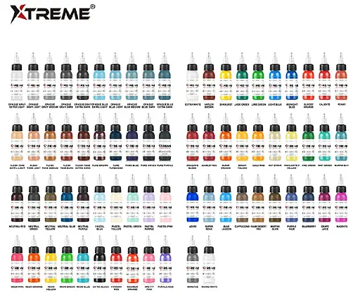72 Color Set - Xtreme Ink